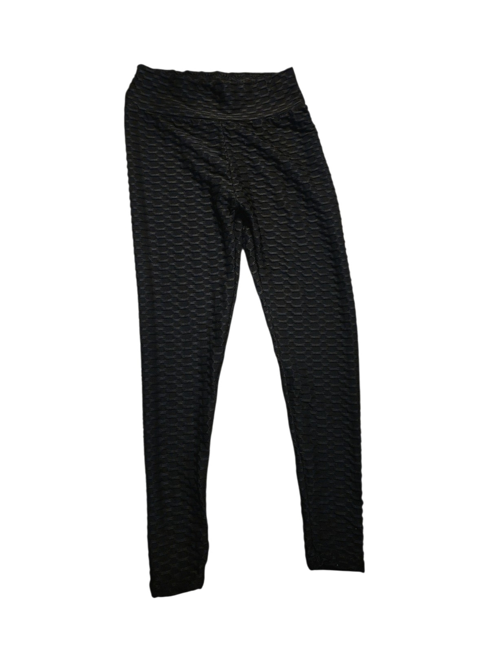 New Mix High Waisted Honeycomb Scrunch Butt Leggings, S/M